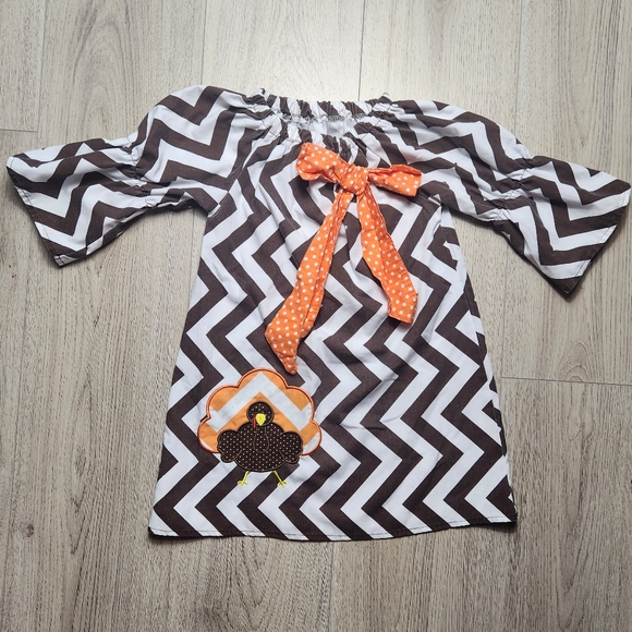 Boutique Other - Turkey Collared Boutique Dress - Infant, Toddler & Girls Size: L